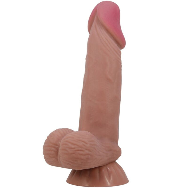 PRETTY LOVE - SÉRIE SLIDING SKIN GODE RÉALISTE AVEC VENTOUSE COULISSANTE PEAU BRUN 19,4 CM by PRETTY LOVE HIGH GRADE