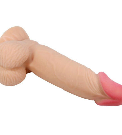 PRETTY LOVE - GODE RÉALISTE SÉRIE SLIDING SKIN AVEC VENTOUSE SLIDING SKIN 19,4 CM by PRETTY LOVE HIGH GRADE