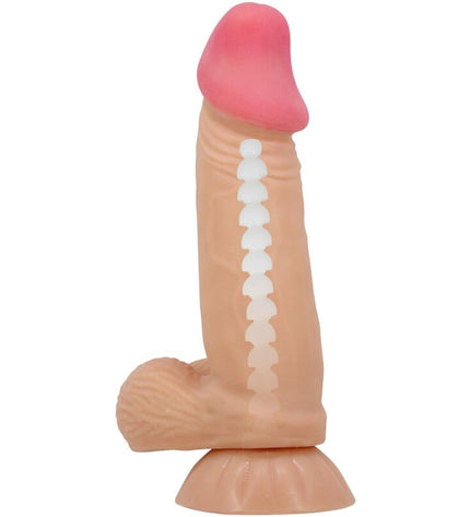 PRETTY LOVE - GODE RÉALISTE SÉRIE SLIDING SKIN AVEC VENTOUSE SLIDING SKIN 19,4 CM by PRETTY LOVE HIGH GRADE