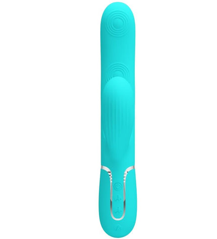 PRETTY LOVE - PERLITA VIBRATEUR MULTIFONCTION 3 EN 1 POINT G VERT AQUA by PRETTY LOVE FLIRTATION