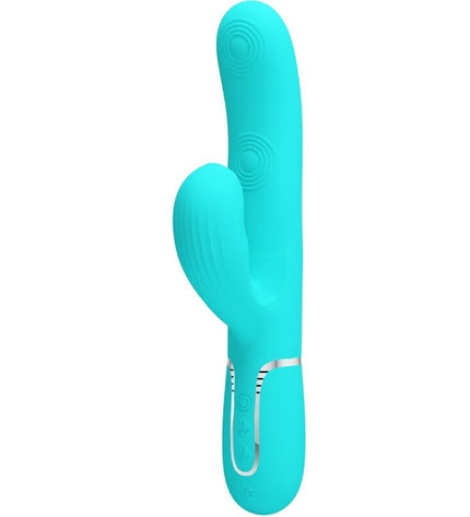 PRETTY LOVE - PERLITA VIBRATEUR MULTIFONCTION 3 EN 1 POINT G VERT AQUA by PRETTY LOVE FLIRTATION