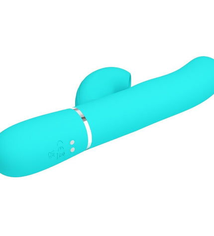 PRETTY LOVE - PERLITA VIBRATEUR MULTIFONCTION 3 EN 1 POINT G VERT AQUA by PRETTY LOVE FLIRTATION