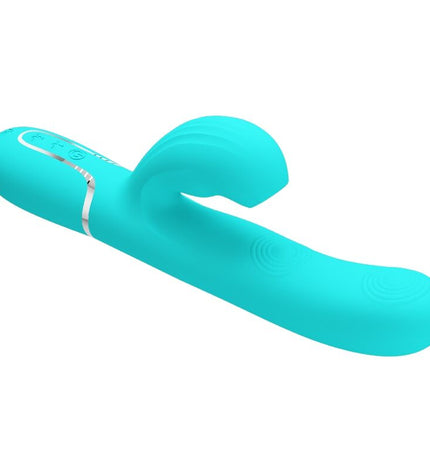 PRETTY LOVE - PERLITA VIBRATEUR MULTIFONCTION 3 EN 1 POINT G VERT AQUA by PRETTY LOVE FLIRTATION
