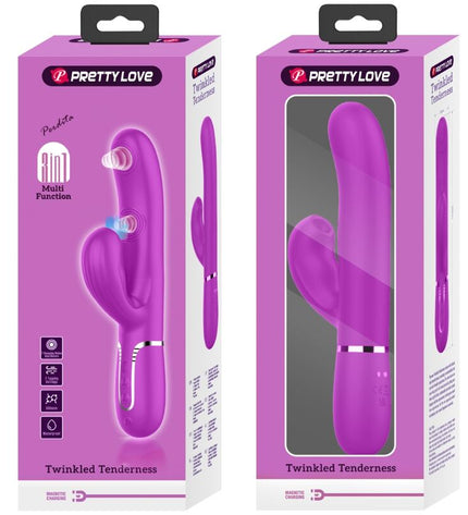 PRETTY LOVE - VIBRATEUR POINT G MULTIFONCTION 3 EN 1 PERLITA VIOLET by PRETTY LOVE FLIRTATION
