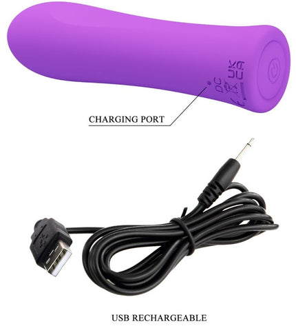 PRETTY LOVE - ALFREDA VIBRATEUR SUPER PUISSANT AQUA VIOLET by PRETTY LOVE FLIRTATION