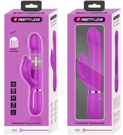 PRETTY LOVE - VIBRATEUR RABBIT PERLES VIOLET by PRETTY LOVE FLIRTATION
