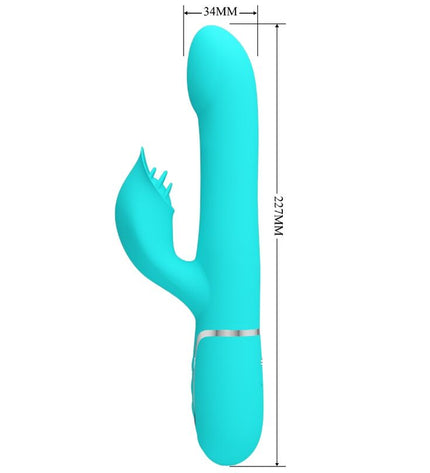 PRETTY LOVE - PERLES VIBRATEUR LAPIN VERT AQUA by PRETTY LOVE FLIRTATION