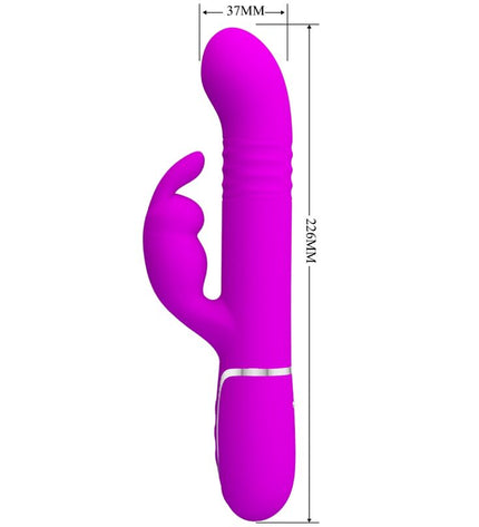 PRETTY LOVE - VIBRATEUR COALE RABBIT PERLES VIOLET by PRETTY LOVE FLIRTATION