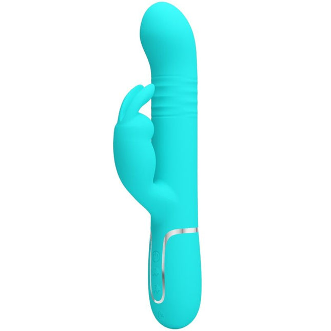 PRETTY LOVE - VIBRATEUR COALE RABBIT PERLES VERT AQUA by PRETTY LOVE FLIRTATION