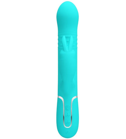 PRETTY LOVE - VIBRATEUR COALE RABBIT PERLES VERT AQUA by PRETTY LOVE FLIRTATION