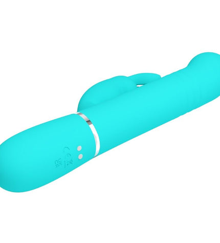 PRETTY LOVE - VIBRATEUR COALE RABBIT PERLES VERT AQUA by PRETTY LOVE FLIRTATION