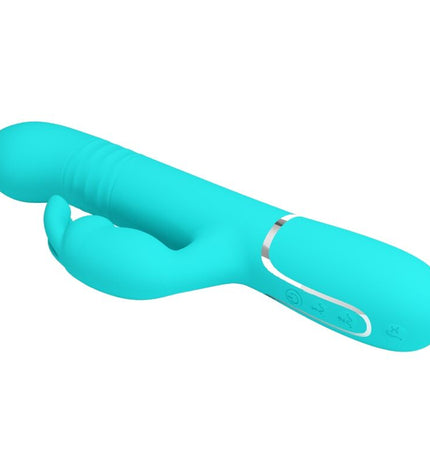 PRETTY LOVE - VIBRATEUR COALE RABBIT PERLES VERT AQUA by PRETTY LOVE FLIRTATION