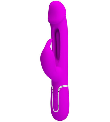 PRETTY LOVE - VIBRATEUR DEJON RABBIT 3 EN 1 MULTIFONCTION FUCSIA by PRETTY LOVE FLIRTATION