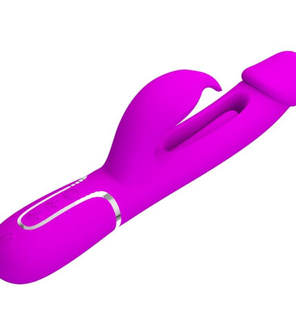 PRETTY LOVE - VIBRATEUR DEJON RABBIT 3 EN 1 MULTIFONCTION FUCSIA by PRETTY LOVE FLIRTATION