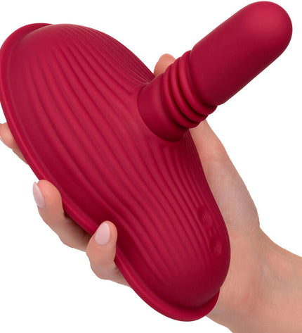 CALEXOTICS - RIDER MASSAGER DOUBLE MOTEUR TÉLÉCOMMANDE ROUGE by CALEXOTICS