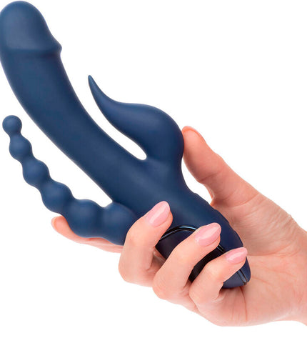 CALEXOTICS - VIBRATEUR TRIPLE ORGASME BLEU by CALEXOTICS