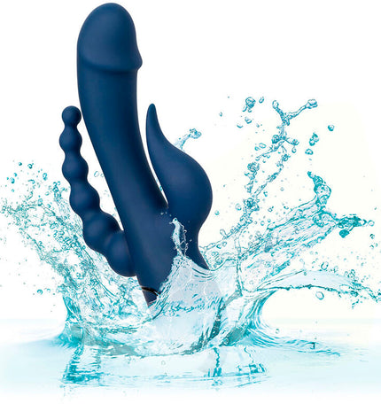 CALEXOTICS - VIBRATEUR TRIPLE ORGASME BLEU by CALEXOTICS