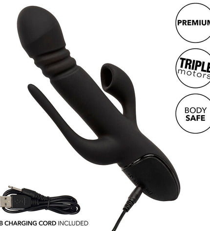 CALEXOTICS - VIBRATEUR TRIPLE EUPHORIA NOIR by CALEXOTICS