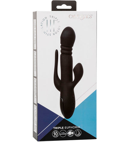 CALEXOTICS - VIBRATEUR TRIPLE EUPHORIA NOIR by CALEXOTICS