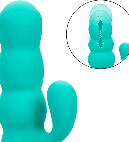 CALEXOTICS - VIBRATEUR DEL MAR DIVA RABBIR AQUA GREEN PAR CALIFORNIA DREAMING by CALEXOTICS