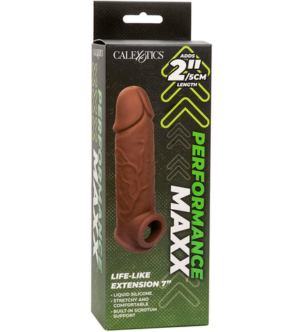 CALEXOTICS - EXTENSION PERFORMANCE MAXX LIFE-LIKE 7 PEAU MARRON by CALEXOTICS