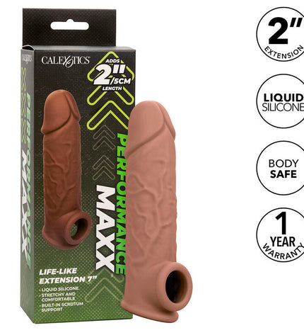 CALEXOTICS - EXTENSION PERFORMANCE MAXX LIFE-LIKE 7 PEAU MARRON by CALEXOTICS