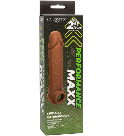 CALEXOTICS - EXTENSION PERFORMANCE MAXX LIFE-LIKE 8 PEAU MARRON by CALEXOTICS