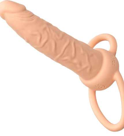 CALEXOTICS - PERFORMANCE MAXX RECHARGEABLE DOUBLE PÉNÉTRATEUR PEAU CLAIRE by CALEXOTICS