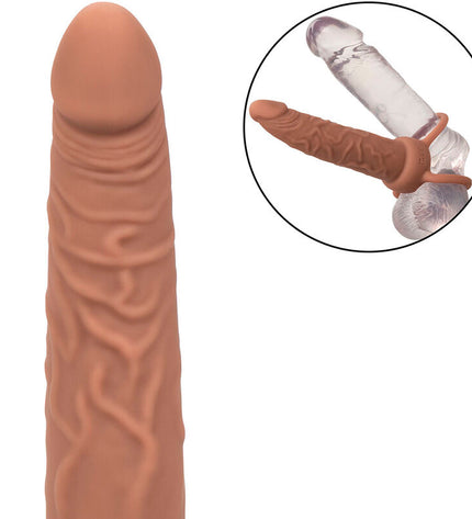 CALEXOTICS - PERFORMANCE MAXX RECHARGEABLE DOUBLE PÉNÉTRATEUR PEAU BRUN by CALEXOTICS