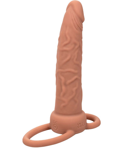 CALEXOTICS - PERFORMANCE MAXX RECHARGEABLE DOUBLE PÉNÉTRATEUR PEAU BRUN by CALEXOTICS