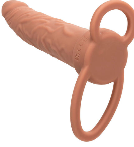 CALEXOTICS - PERFORMANCE MAXX RECHARGEABLE DOUBLE PÉNÉTRATEUR PEAU BRUN by CALEXOTICS