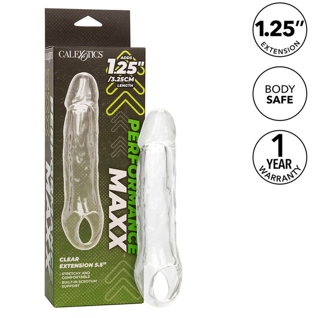 CALEXOTICS - EXTENSION PERFORMANCE MAXX CLEAR 5,5 TRANSPARENTE by CALEXOTICS
