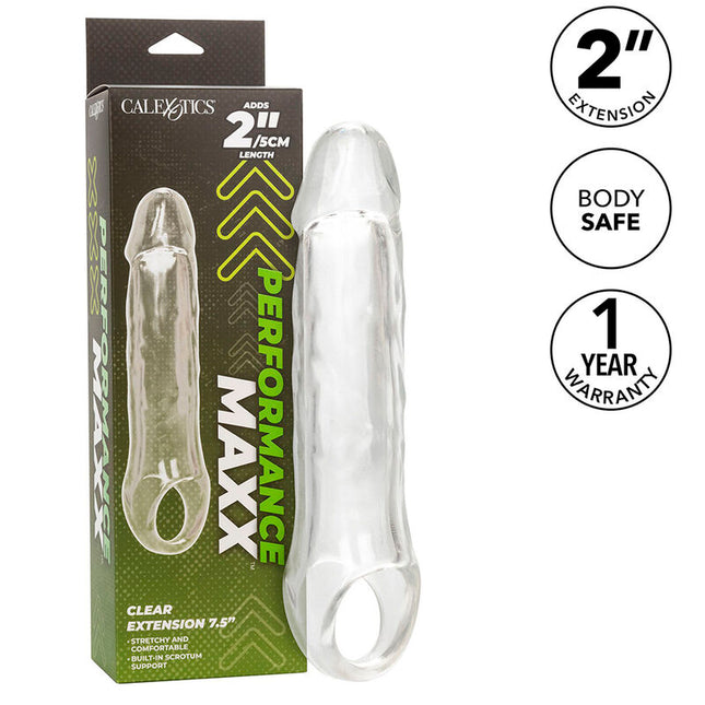 CALEXOTICS - EXTENSION PERFORMANCE MAXX CLEAR 7,5 TRANSPARENTE by CALEXOTICS