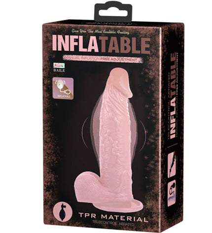 DANCE - GODE GONFLABLE RÉALISTE AVEC VENTOUSE 15 CM - Concombre Boutique