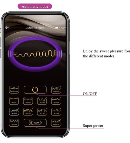 PRETTY LOVE - BAIRD APPLICATION LILA RECHARGEABLE G-SPOT 12 VIBRATIONS by PRETTY LOVE FLIRTATION