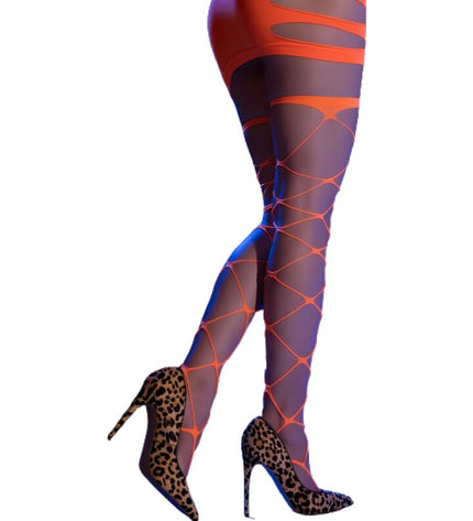 CHILIROSE - COLLANT CABARET CR 4264 BLANC S/M by CHILIROSE ACCESORIES