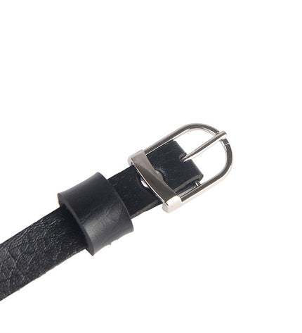 SUBBLIME - HARNAIS POITRINE CHAÎNE S EN CUIR NOIR TAILLE UNIQUE by SUBBLIME FETISH