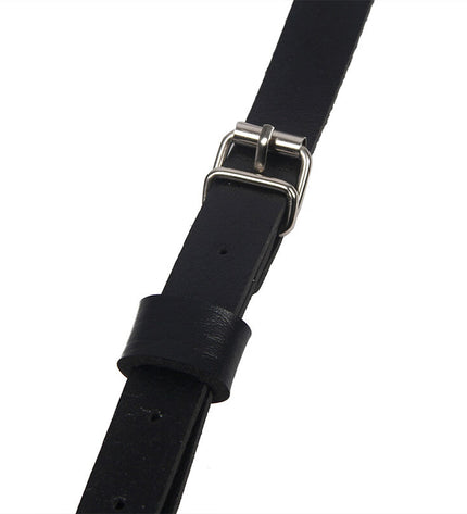 SUBBLIME - HARNAIS POITRINE ANNEAU CUIR NOIR TAILLE UNIQUE by SUBBLIME FETISH