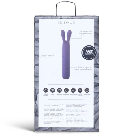 JE JOUE - BALLE VIBRANTE LAPIN VIOLET - Concombre Boutique