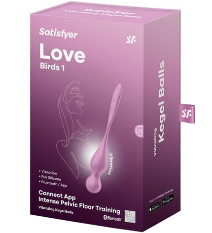 SATISFYER - BALLES VIBRANTES DE KEGEL LOVE BIRDS ROSE by SATISFYER BALLS