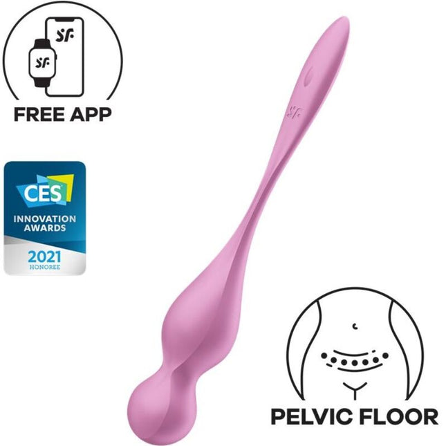 SATISFYER - BALLES VIBRANTES DE KEGEL LOVE BIRDS ROSE by SATISFYER BALLS
