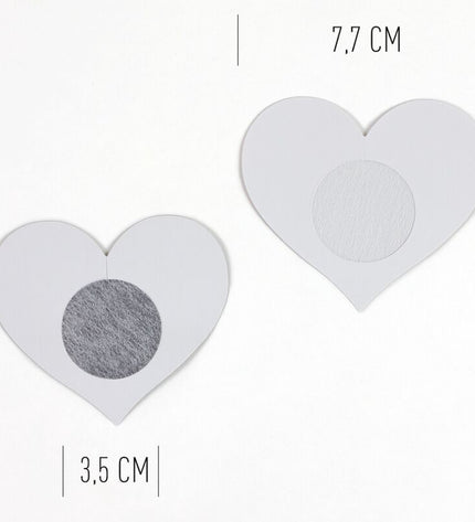 SECRET PLAY- WOW SEINS! COUVRE-MALIN COEUR by SECRETPLAY 100% FETISH