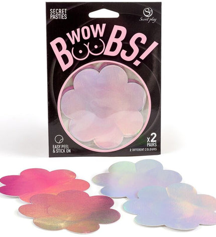 SECRET PLAY- WOW SEINS! COUVRE-MAMETAUX FLEURS by SECRETPLAY 100% FETISH
