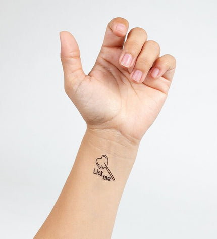 SECRET PLAY - ENSEMBLE DE 10 TATOUAGES TEMPORAIRES CANDY COLLECTION by SECRETPLAY