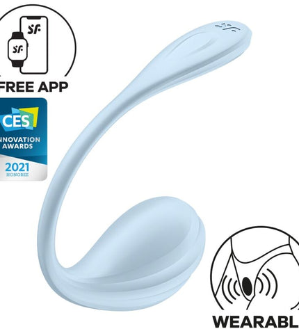 SATISFYER - APPLICATION GRATUITE STIMULATEUR DE POINT G PÉTALE LISSE BLEU CIEL by SATISFYER PARTNER