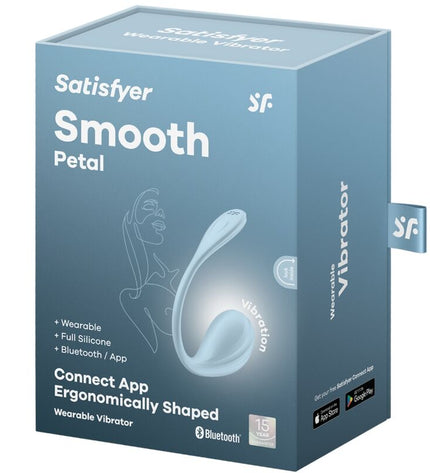 SATISFYER - APPLICATION GRATUITE STIMULATEUR DE POINT G PÉTALE LISSE BLEU CIEL by SATISFYER PARTNER