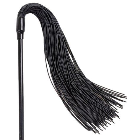SECRET PLAY - DUSTER + FOUET NOIR by SECRETPLAY 100% FETISH