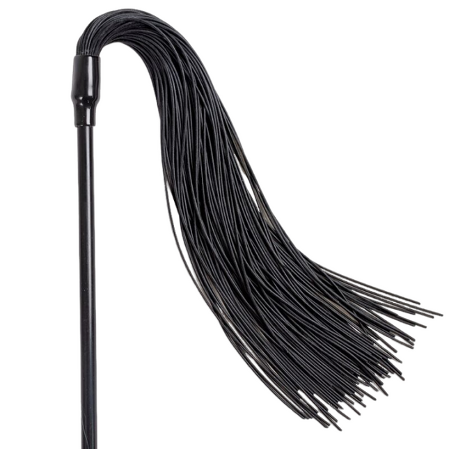 SECRET PLAY - DUSTER + FOUET NOIR by SECRETPLAY 100% FETISH