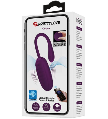 PRETTY LOVE - OEUF VIBRANT RECHARGEABLE CASPER VIOLET by PRETTY LOVE SMART