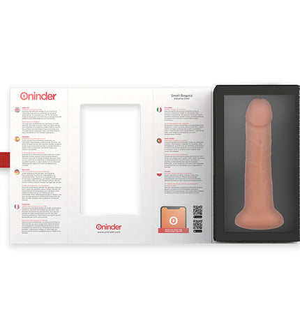 ONINDER - PETIT GODE VIBRATEUR BOGOTÁ 9 VITESSES NATUREL 17.5 CM -O- 4 CM - APPLICATION GRATUITE by ONINDER